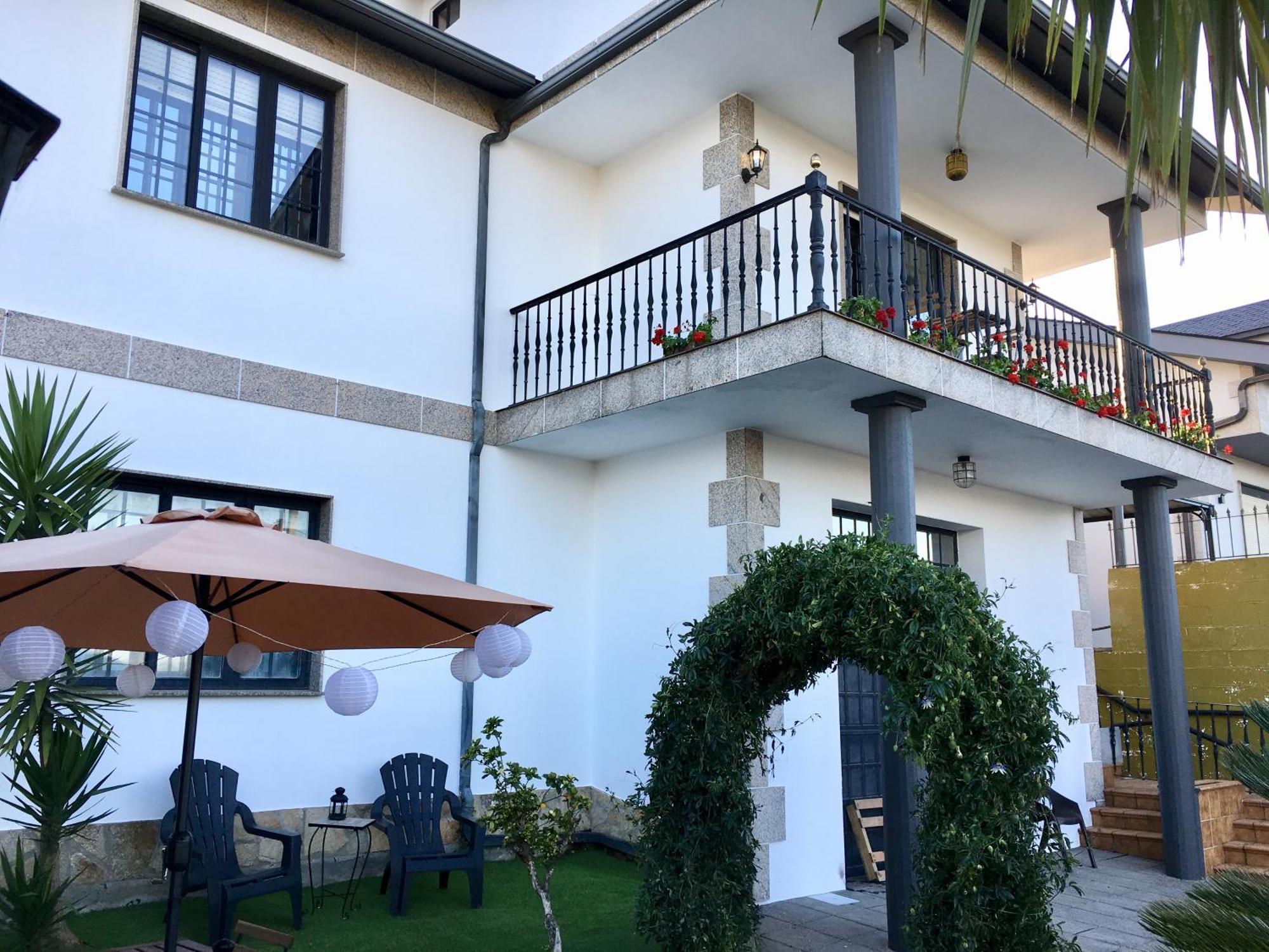 Ferienwohnung Apartamento As Sinas Vilanova de Arousa Exterior foto